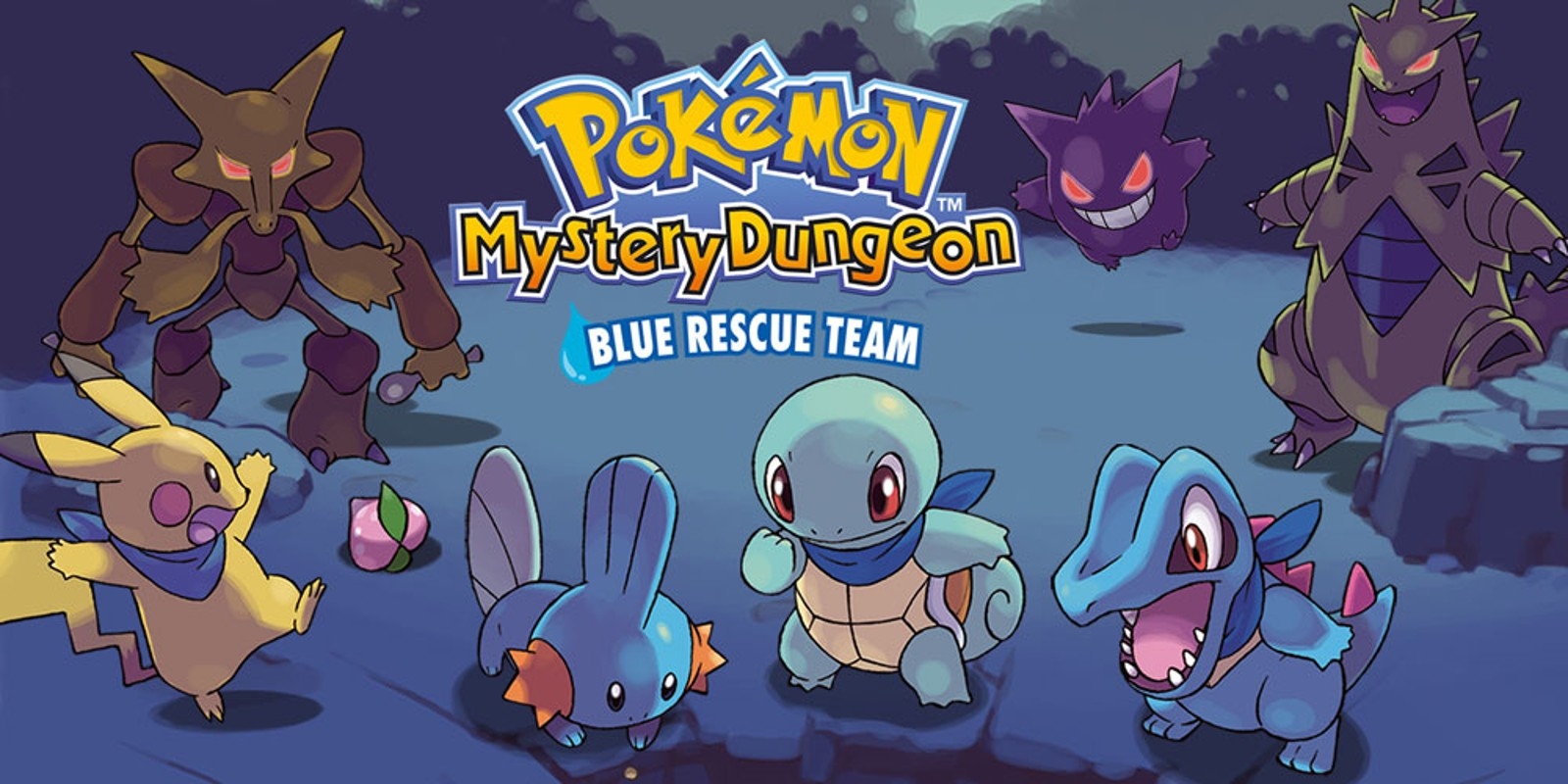Banner Pokemon Mystery Dungeon Blue Rescue Team
