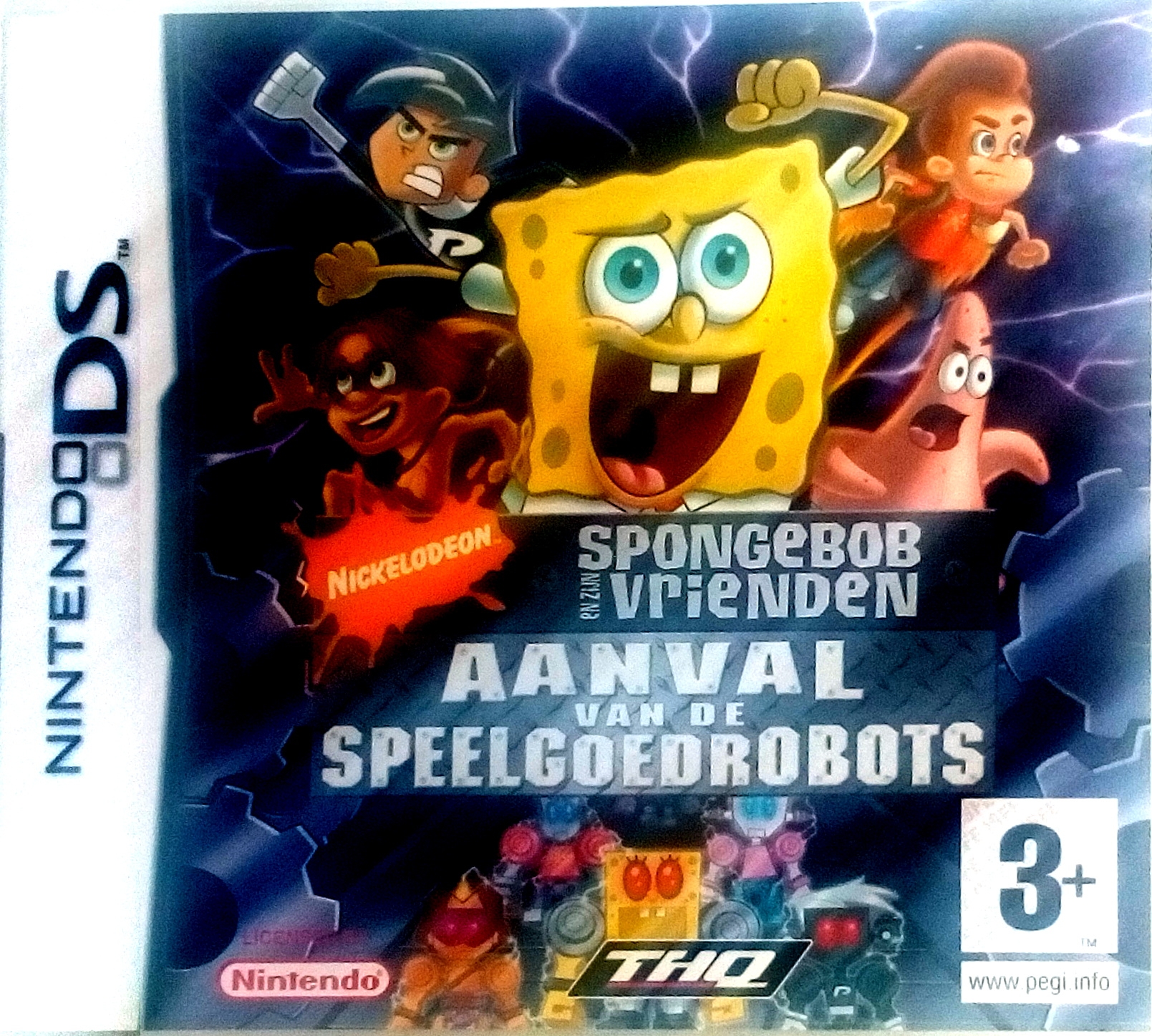 Boxshot SpongeBob en zijn Vrienden: Aanval van de Speelgoedrobots