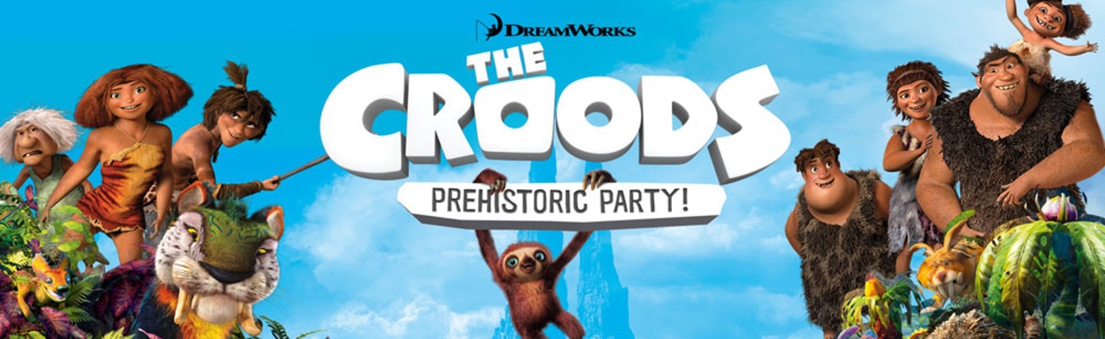 Banner The Croods Prehistoric Party