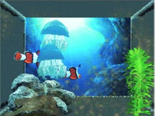 Aquarium: Afbeelding met speelbare characters