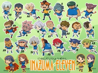 Speel als tientalleen verschillende spelers uit de TV serie Inazuma Eleven. Maak je eigen team!