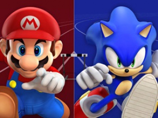 You can choose from 20 different characters from Mario or Sonic games!