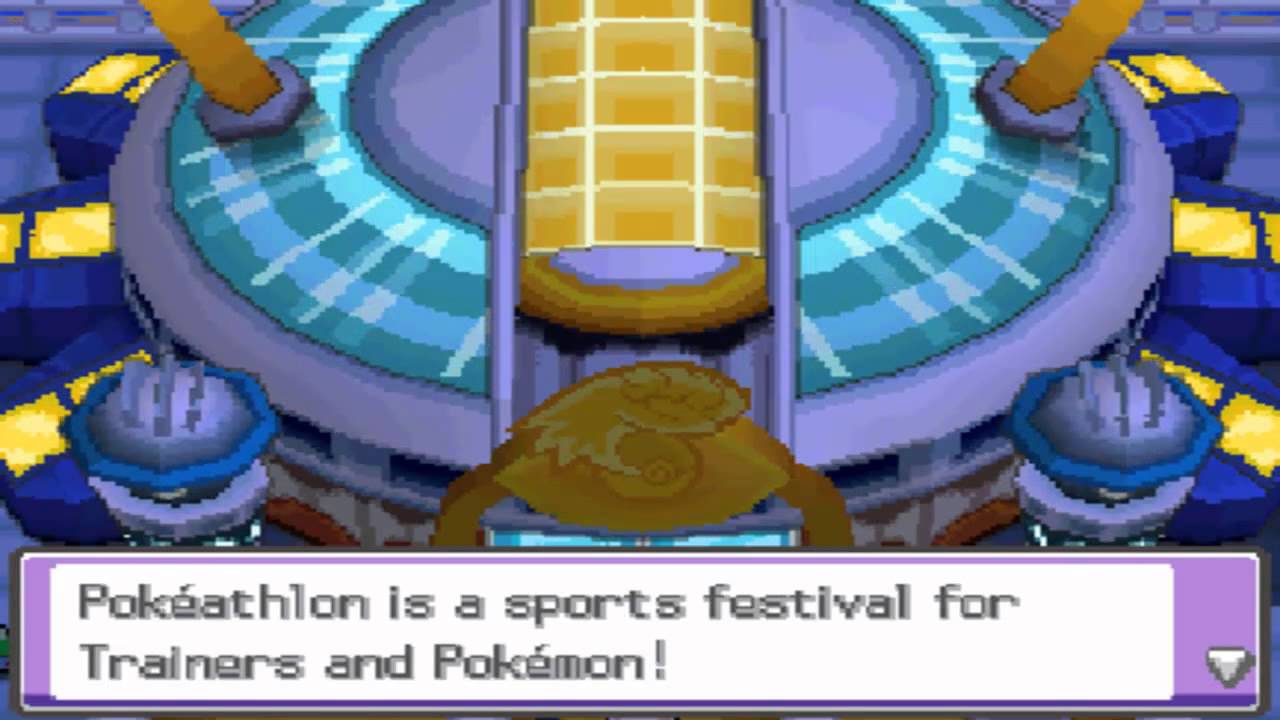 In de Pokéathlon speel je tien verschillende minigames met je Pokémon.