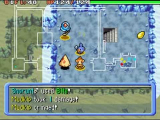 Net zoals elke klassieke mystery dungeon games. 2d grapics en strategische gameplay.