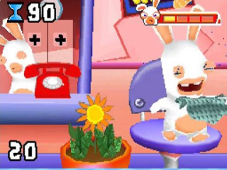 Rayman Raving Rabbids 2: Afbeelding met speelbare characters