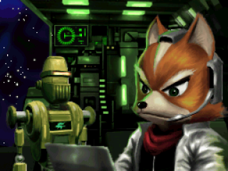 Kruip met Fox McCloud achter het stuur van de Arwing om Lylat te hulp te schieten.