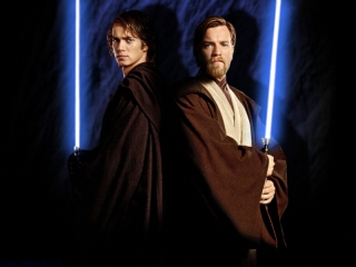 Speel als de Jedi’s Anakin en Obi-Wan.